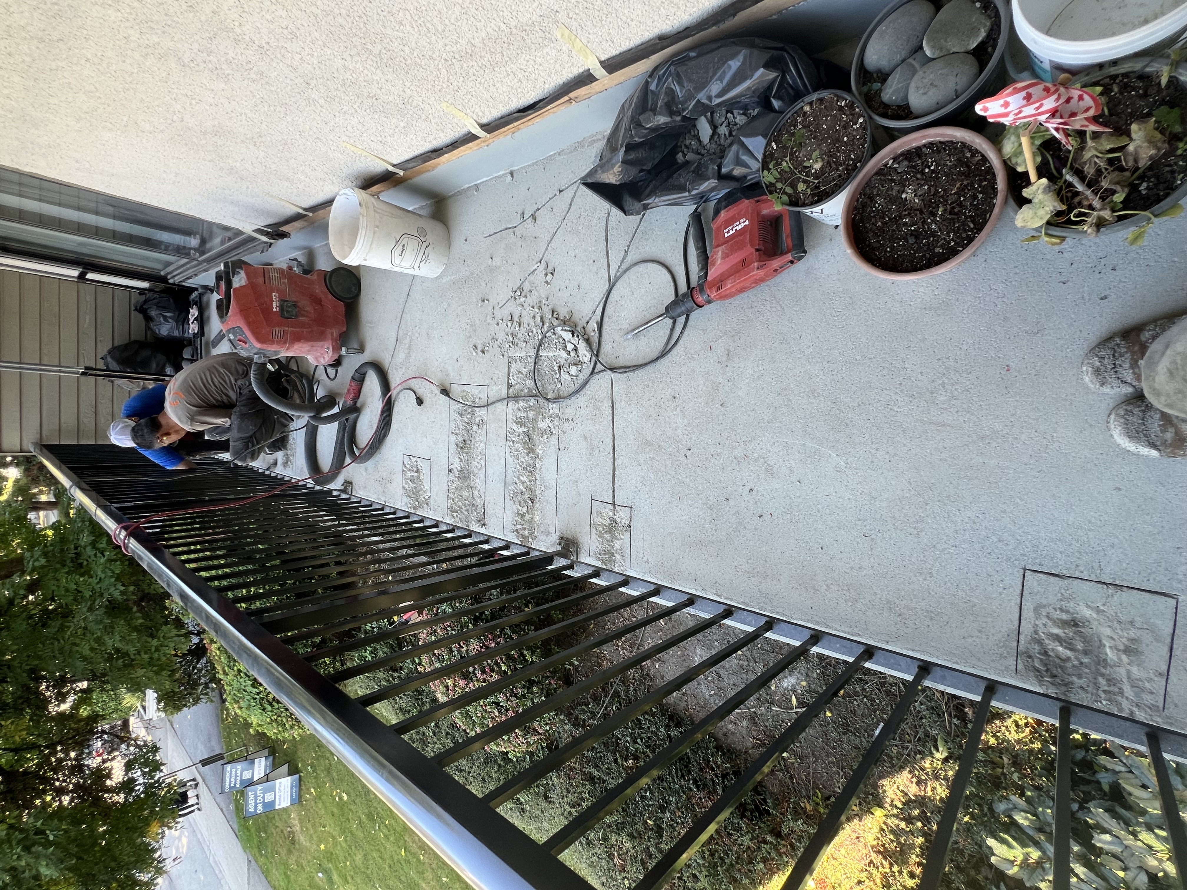 Concrete balcony repair